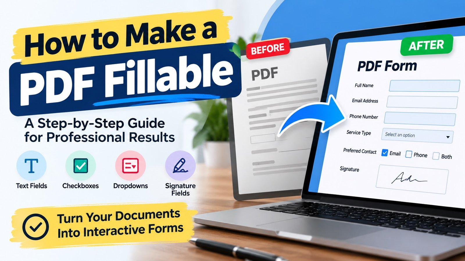 How to Make a PDF Fillable: A Professional PDF Form Creation Guide